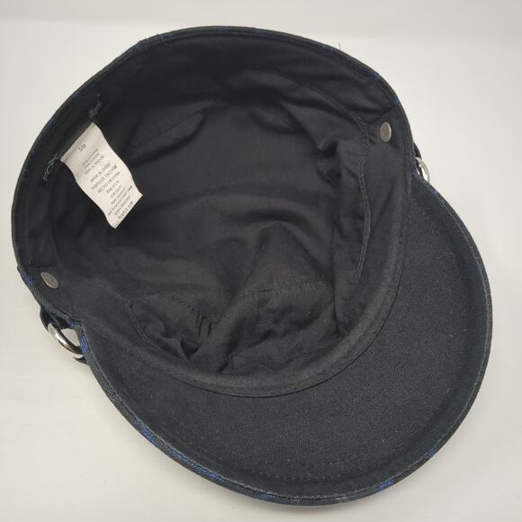 Fox Fitted Cadet Army Cap Hat Multicolor Medium Adjustable Plaid Outdoor - Picture 7 of 9